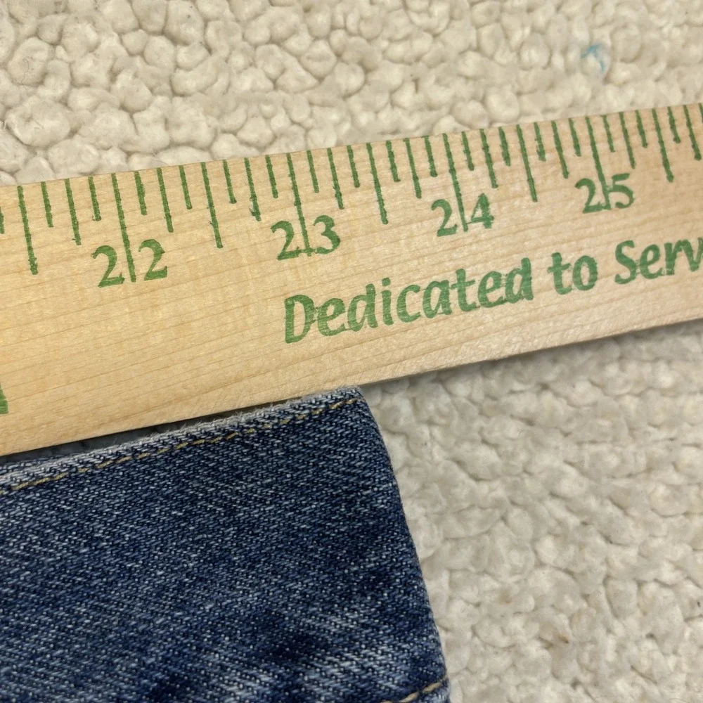 Polo Ralph Lauren Jeans Mens 44x30 Blue Straight Leg Classic Denim RL Embroidery